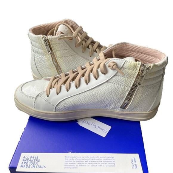 P448 Women's Skate Medusa High-Top Sneakers Size 7 EURO 37 NEW NIB - Picture 5 of 11